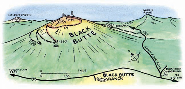 Black Butte Map