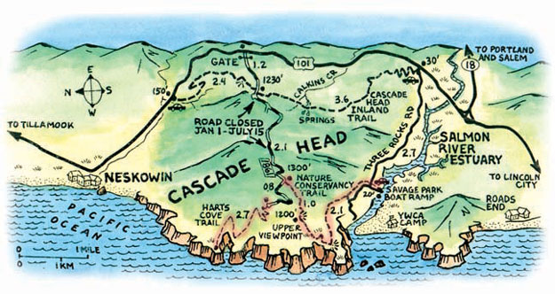 Cascade Head Map