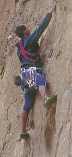 Rock climbing is a popular Smith Rock sport.