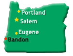 Bandon Oregon Map